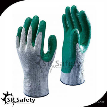 SRSAFETY china cotton glove /latex gloves in safety work/glove manufacturer